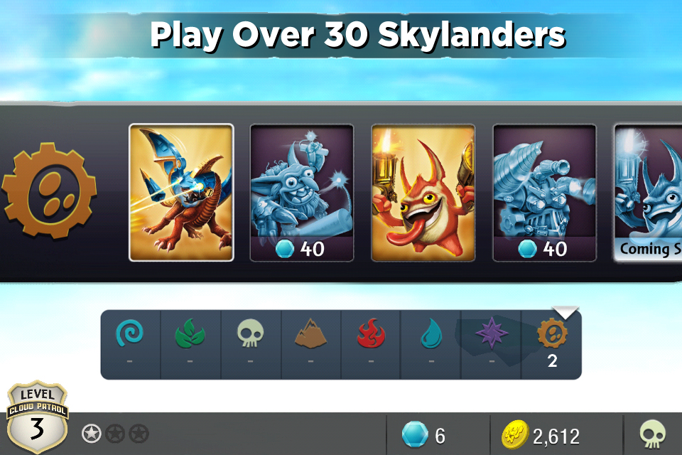Skylanders Cloud Patrol iPhone